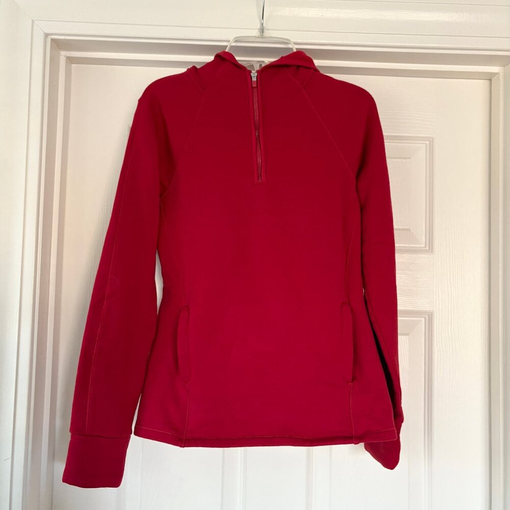 Athleta 1/2-zip polartec hoodie, S